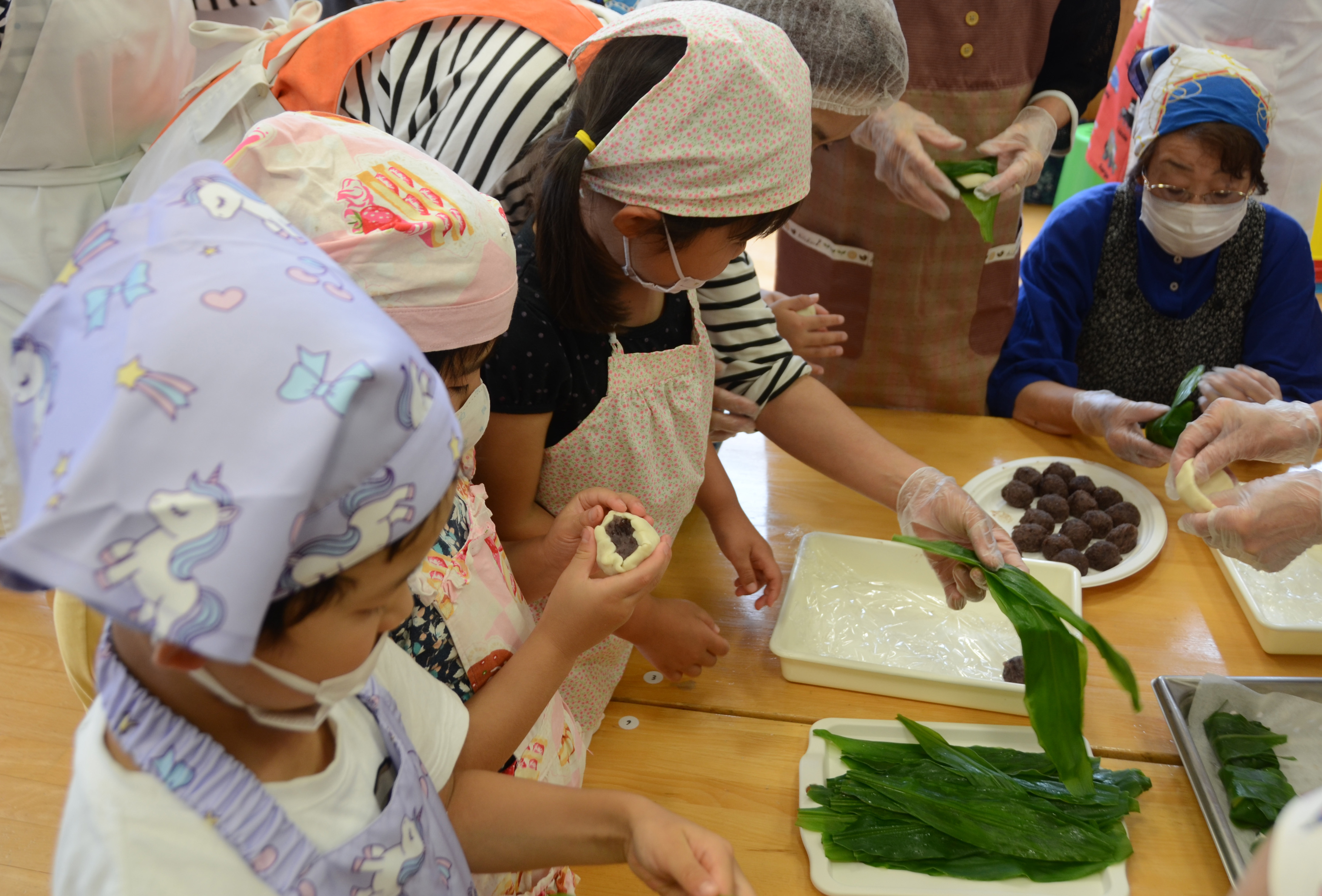 牧谷保育園でのみょうがぼち作り